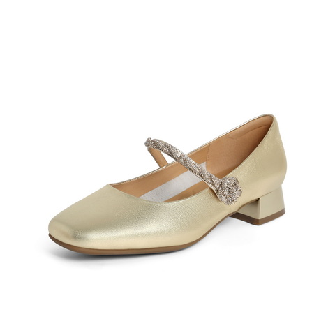 百丽气质淑女玛丽珍鞋女24春新商场同款高贵时尚单鞋B2C1DAQ4