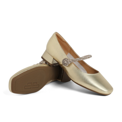 百丽气质淑女玛丽珍鞋女24春新商场同款高贵时尚单鞋B2C1DAQ4