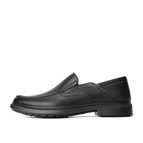 百丽通勤商务鞋男款2024夏季新商场同款打孔透气正装皮鞋D4U19BM4