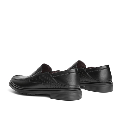 百丽通勤商务鞋男款2024夏季新商场同款打孔透气正装皮鞋D4U19BM4