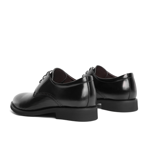 百丽擦色正装皮鞋男2023春新牛皮革商务德比鞋A1095AM3