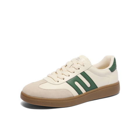 百丽撞色休闲鞋男鞋2024秋新商场同款复古德训鞋运动板鞋8LL01CM4