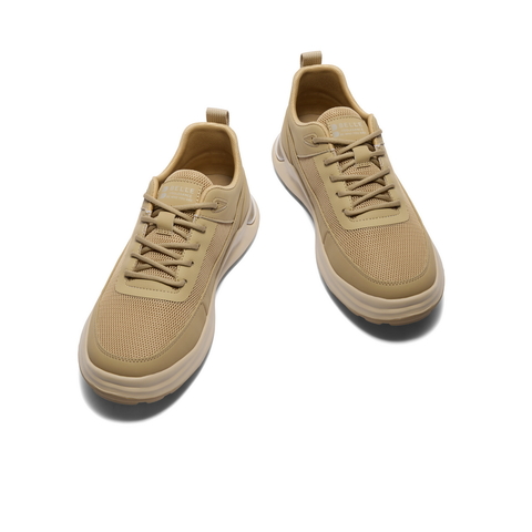 百丽简约透气休闲鞋男鞋2024夏新轻盈厚底户外跑步运动鞋A1634BM4