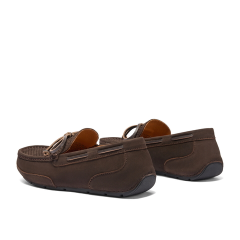 百丽一脚蹬豆豆鞋男鞋2024夏新羊皮革网孔透气舒适休闲鞋A1651BM4