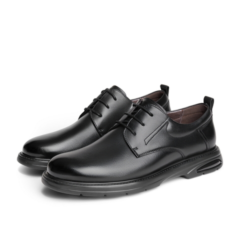 百丽通勤商务鞋男士2024秋新商场同款牛皮革婚鞋正装皮鞋8KH01CM4