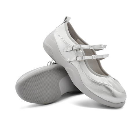 百丽运动风平底玛丽珍鞋女2024秋新商场同款气质芭蕾单鞋B9Z1DCQ4