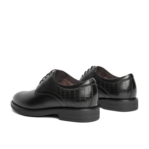 百丽绅士商务皮鞋男鞋2024冬新商场同款牛皮革通勤正装鞋8ML01DM4