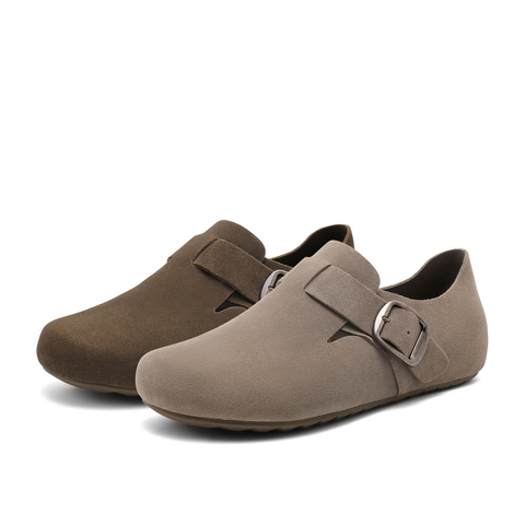 百丽全麦吐司鞋男2024秋新商场同款休闲鞋全包勃肯鞋8NW01CM4