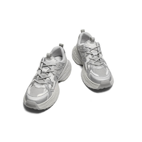 百丽时尚潮搭休闲鞋男2024冬新户外运动风厚底增高老爹鞋A1741DM4