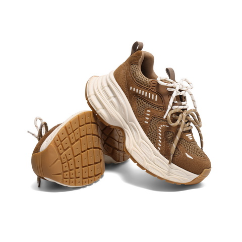 百丽休闲舒适老爹鞋女2024秋新户外运动鞋B2283CM4