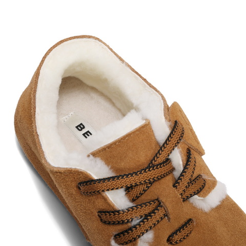 百丽枕头吐司鞋女2024冬新加绒保暖舒适勃肯鞋B2314DM4