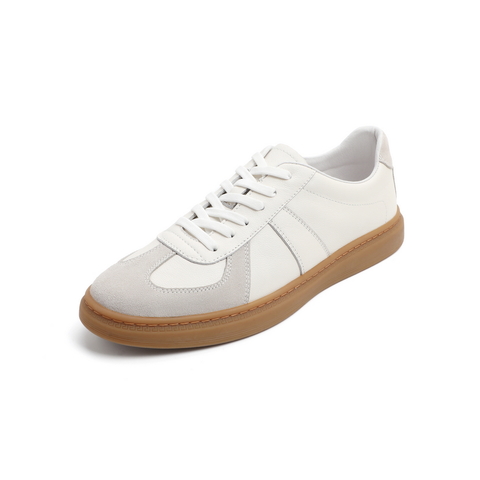 百丽复古悠悠鞋板鞋男春夏款软底潮流休闲小白鞋52022AM4