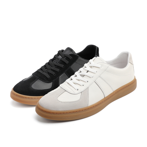 百丽复古悠悠鞋板鞋男春夏款软底潮流休闲小白鞋52022AM4