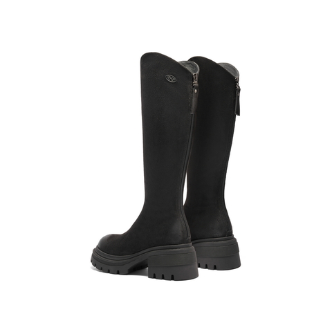 百丽长筒弹力靴女2024冬新商场同款增高时尚靴B9U1DDG4