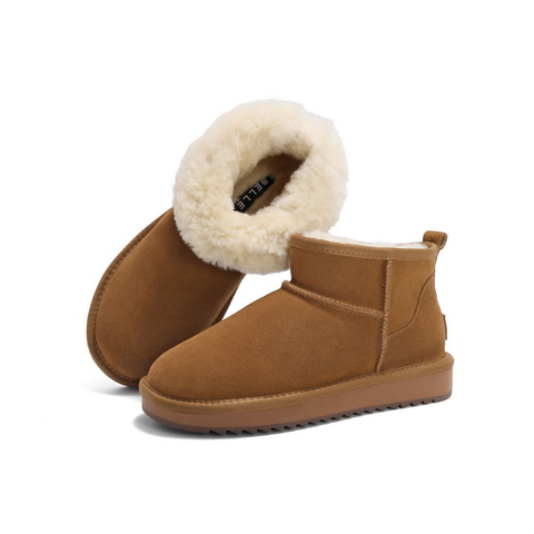 百丽户外徒步雪地靴女2024冬新休闲保暖短靴D1D1DDM4