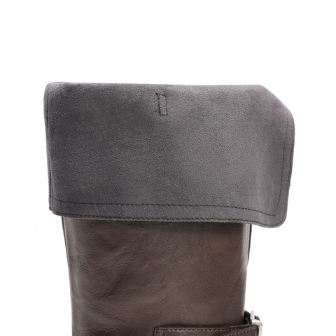 百丽显瘦舒适骑士靴女2024冬新增高厚底长靴D4H1DDG4