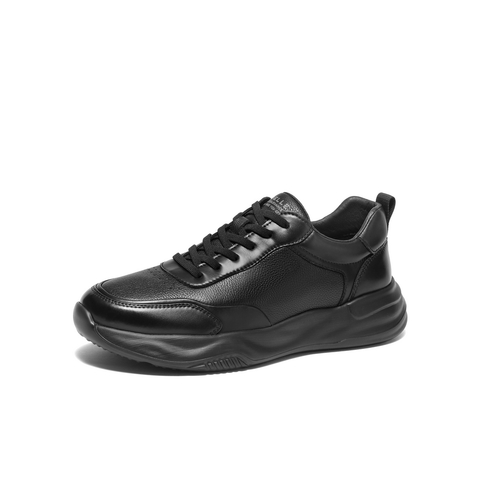 百丽轻盈厚底休闲健步鞋男2024春新舒适爸爸鞋商务运动鞋A1852AM4