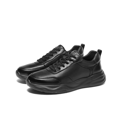 百丽轻盈厚底休闲健步鞋男2024春新舒适爸爸鞋商务运动鞋A1852AM4