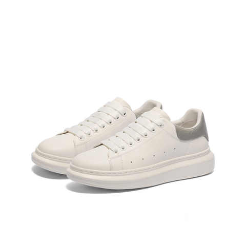 百丽青春减龄小白鞋男2024秋牛皮革厚底增高百搭休闲板鞋A1761CM4