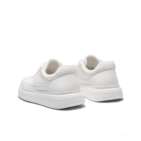 百丽时尚百搭小白鞋男鞋秋季厚底增高舒适简约潮搭休闲板鞋A2069CM4