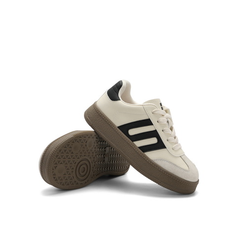 百丽时尚拼色德训鞋女童2024秋新商场同款休闲复古板鞋3791DC84