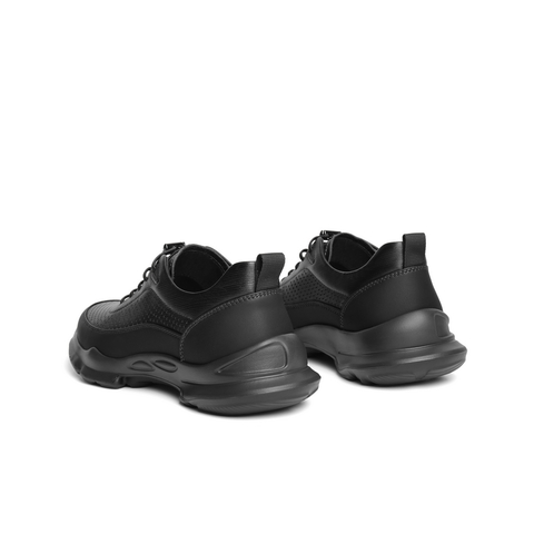 百丽打孔透气健步鞋男2024夏季轻便户外跑步鞋运动鞋8HN01BM4