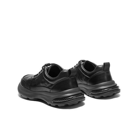 百丽厚底增高健步鞋男鞋秋季户外潮搭休闲跑步鞋商务运动皮鞋A2210CM4