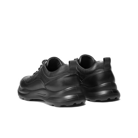 百丽厚底增高健步鞋男鞋秋款牛皮革舒适户外休闲商务运动鞋A2221CM4