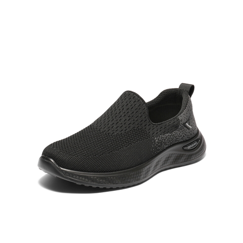 百丽网面休闲健步鞋男鞋秋款厚底增高舒适一脚蹬懒人鞋运动鞋A2120CM4