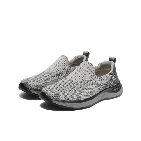 百丽网面休闲健步鞋男鞋秋款厚底增高舒适一脚蹬懒人鞋运动鞋A2120CM4