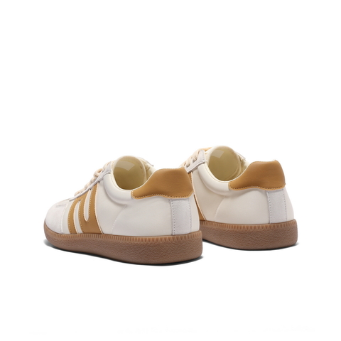 百丽复古潮搭撞色德训鞋男鞋秋款舒适软底户外休闲运动板鞋A2083CM4