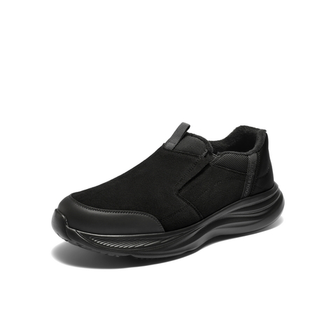 百丽一脚蹬休闲健步鞋男冬季轻盈厚底爸爸鞋高帮运动保暖鞋A2219DM4