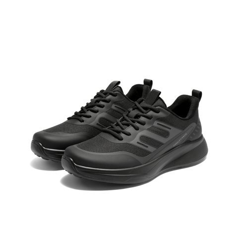 百丽时尚休闲运动鞋男鞋2024冬季厚底户外机能跑步鞋加绒A1835DM4