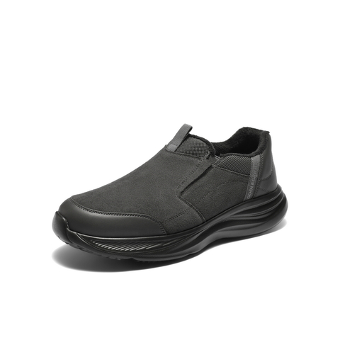 百丽一脚蹬休闲健步鞋男冬季轻盈厚底爸爸鞋高帮运动保暖鞋A2219DM4