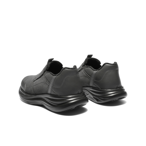 百丽一脚蹬休闲健步鞋男冬季轻盈厚底爸爸鞋高帮运动保暖鞋A2219DM4