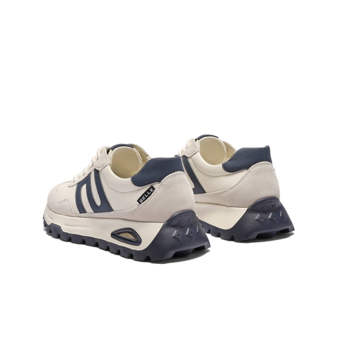 百丽潮搭撞色休闲运动鞋男鞋厚底增高复古德训鞋户外慢跑鞋A2244CM4