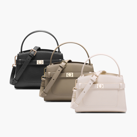 百丽包包女2025新款高级质感通勤休闲单肩斜挎手提包8223EAX5