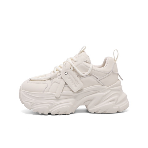 百丽时尚老爹鞋女2025春新商场同款厚底休闲运动鞋D2W1DAM5