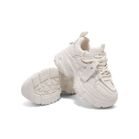 百丽时尚老爹鞋女2025春新商场同款厚底休闲运动鞋D2W1DAM5