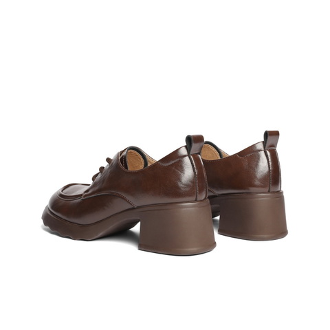 百丽休闲舒适牛津鞋女2025春新厚底时尚鞋D3V1DAM5