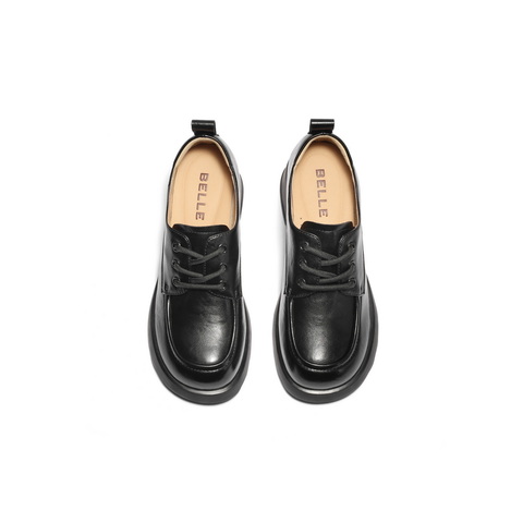 百丽休闲舒适牛津鞋女2025春新厚底时尚鞋D3V1DAM5