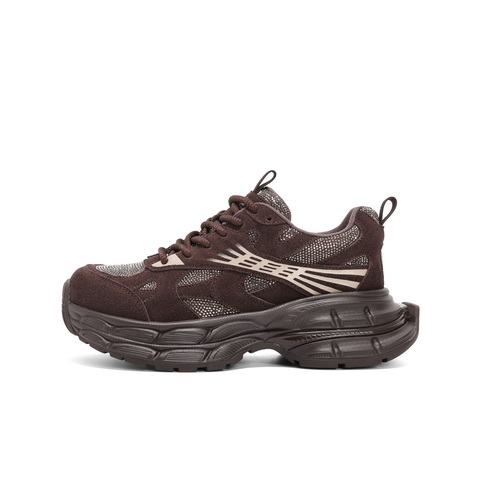 百丽增高厚底老爹鞋女2025春新休闲舒适板鞋B2405AM5