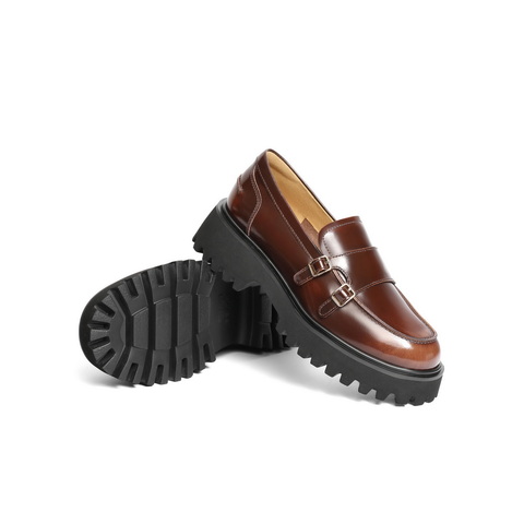 百丽时尚通勤乐福鞋2025春新商场同款真皮休闲鞋BMME1AA5