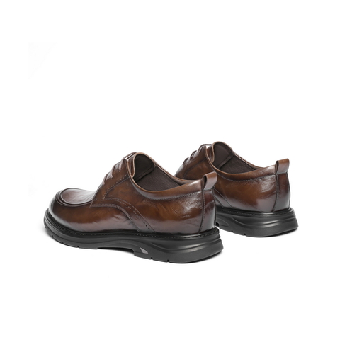 百丽职场通勤商务鞋男士2025春新商场同款牛皮革正装皮鞋8QC01AM5