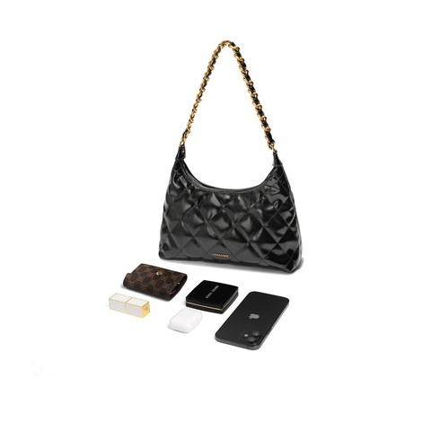 百丽包包女2025春新商场同款小香风链条包单肩斜挎腋下包X7206AX5