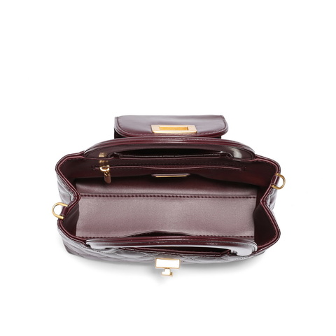 百丽包女25春商场同款小香风mini凯莉包单肩斜挎手提包X7183AX5