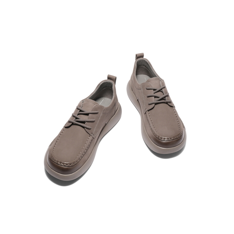 百丽复古擦色休闲鞋2025春新款商场同款牛皮革户外工装鞋8QA01AM5