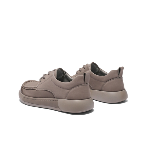 百丽复古擦色休闲鞋2025春新款商场同款牛皮革户外工装鞋8QA01AM5