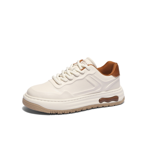 百丽时尚百搭休闲鞋男2025春新厚底增高户外潮搭撞色板鞋A1843AM5