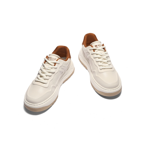 百丽时尚百搭休闲鞋男2025春新厚底增高户外潮搭撞色板鞋A1843AM5